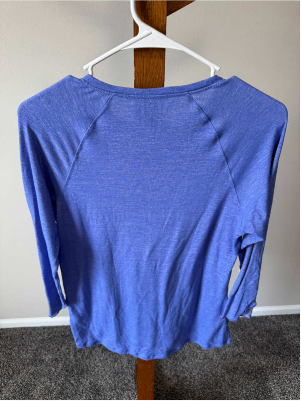 Women's Patagonia 3/4 Sleeve Tee - Blue - Size M - Butter Soft - Picture 9 of 9